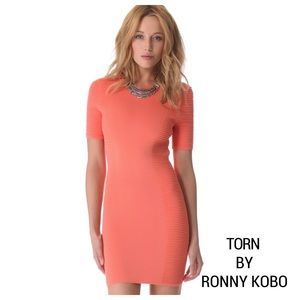 👗🌸TORN BY RONNIE KOBO body con dress ❤️